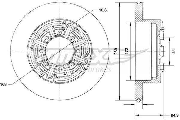 TOMEX Brakes TX 70-48...